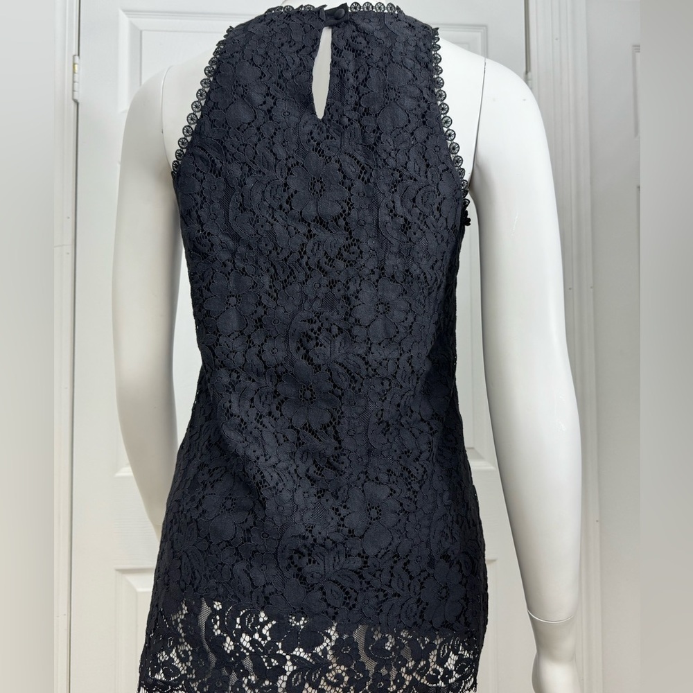 Cabi Black Lace Detail Top Size XS - Picture 6 of 10
